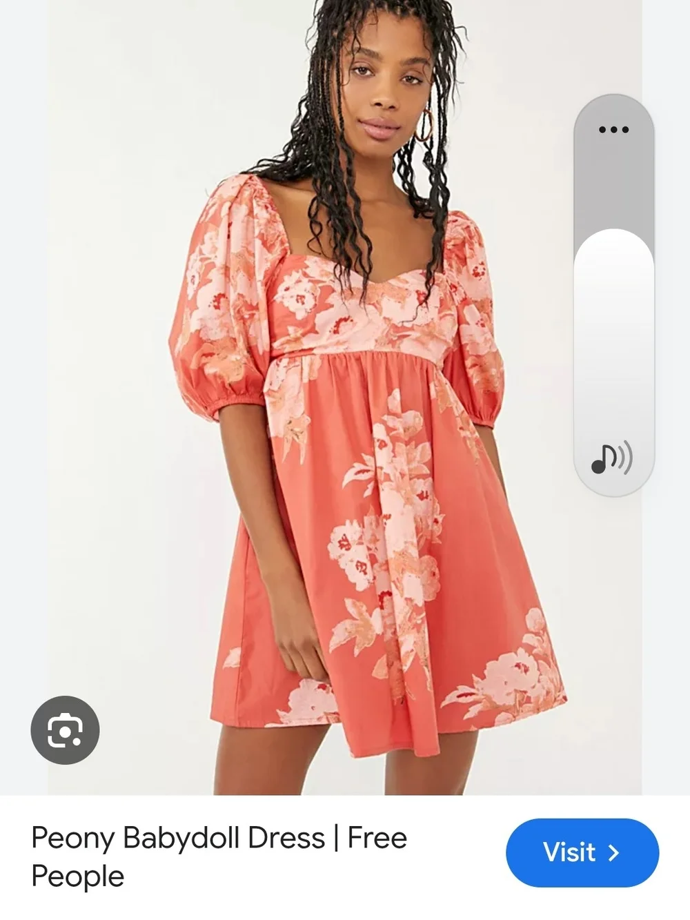 Free People charming coral
